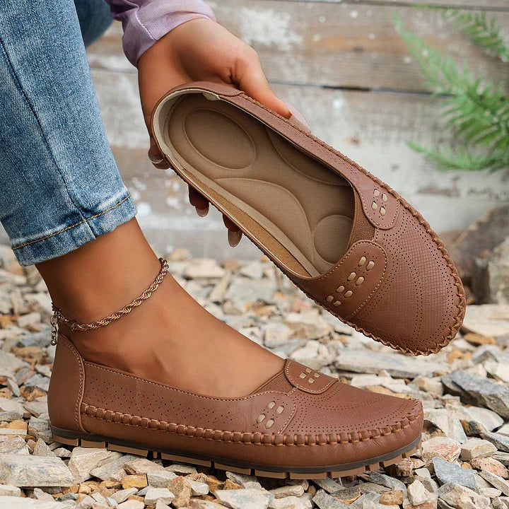 Women's Shoes - Stylish Orthopedic Shoes in Light Pink