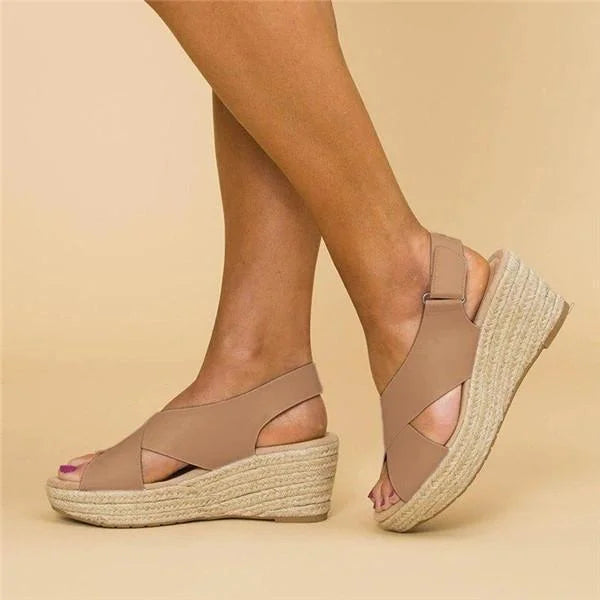 Women's Sandals - Orthopedic Cushioned Sandals in White