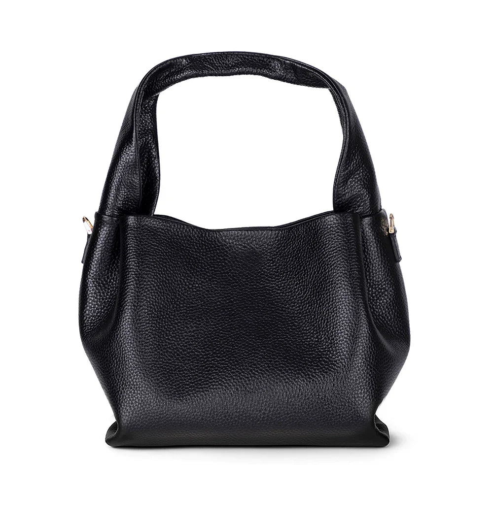 Women's Leather Bag in Black