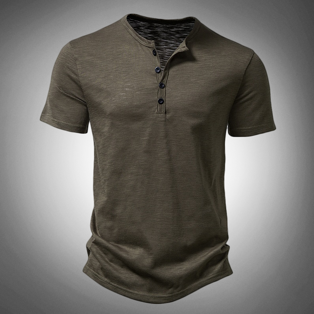 Men's slim fit summer shirt - SAINT DOR - view 3