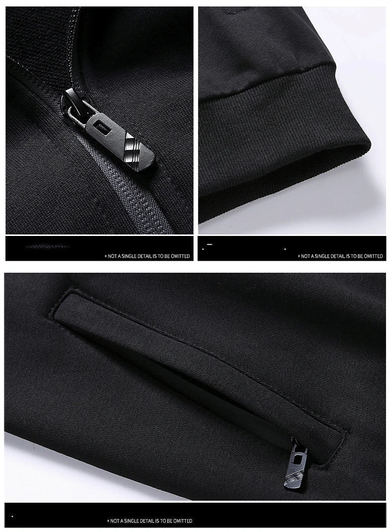 Men's Two-Piece Set - Autumn Tracksuit in Grijs
