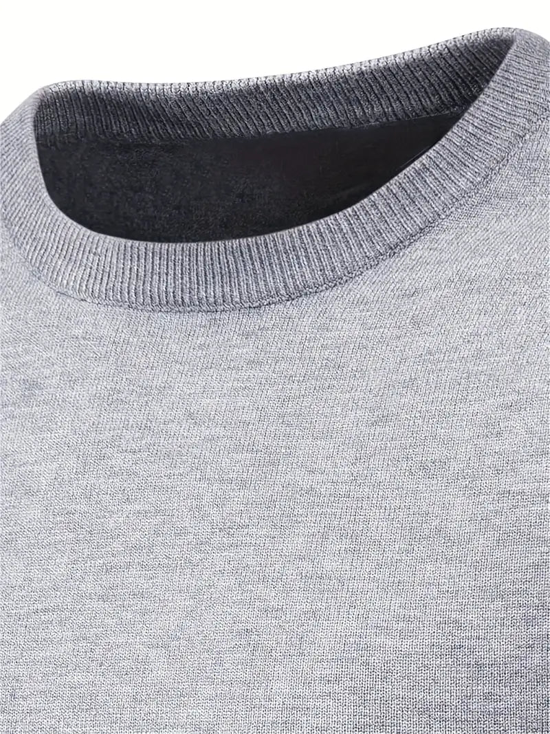 Men's fine knit jumper - detail