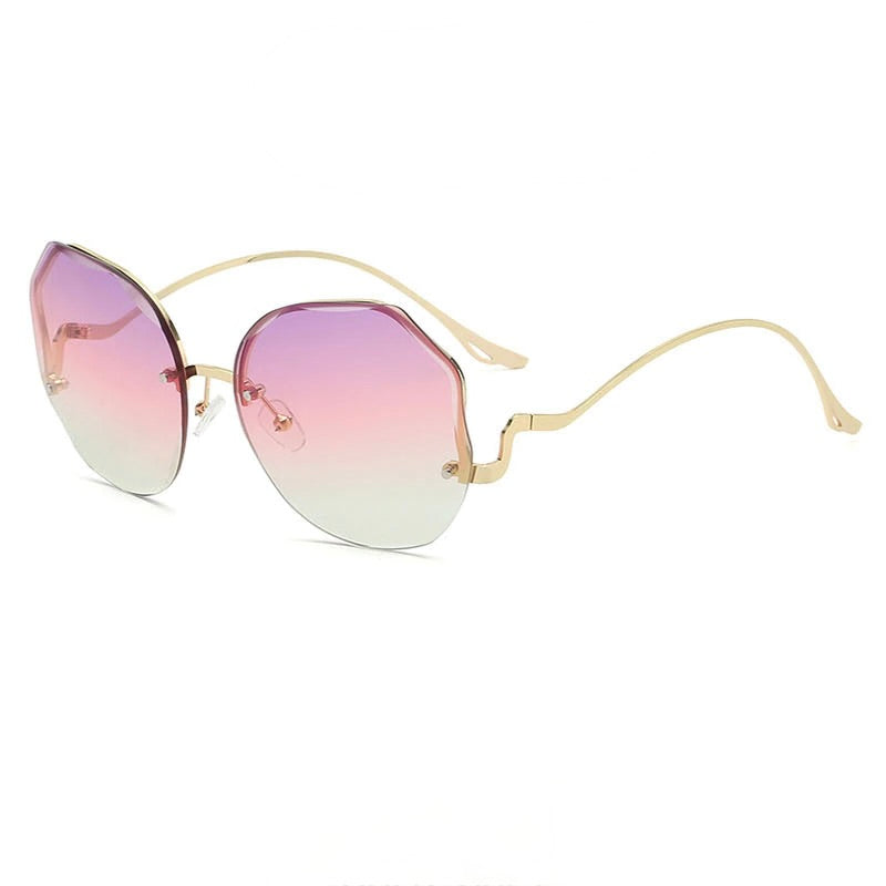 Women's Thera Mirror Sunglasses – Alloy Frame UV Style – detail view