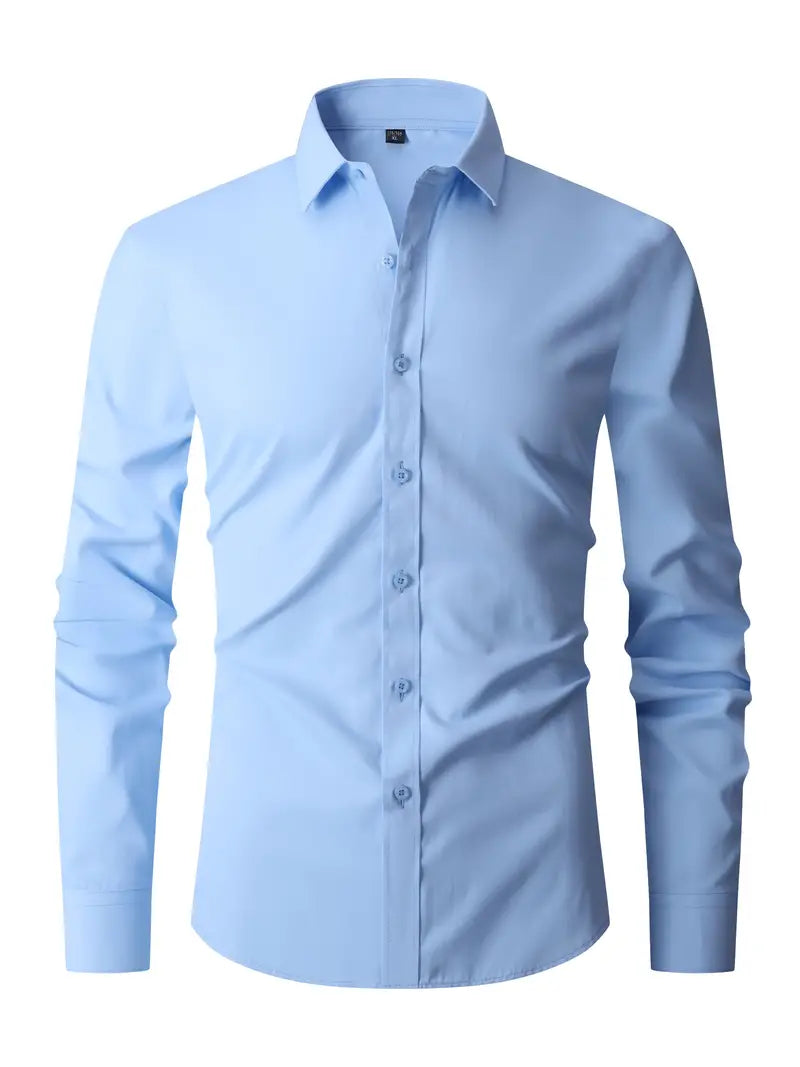 Men's Top - Chic shirt in Zwart
