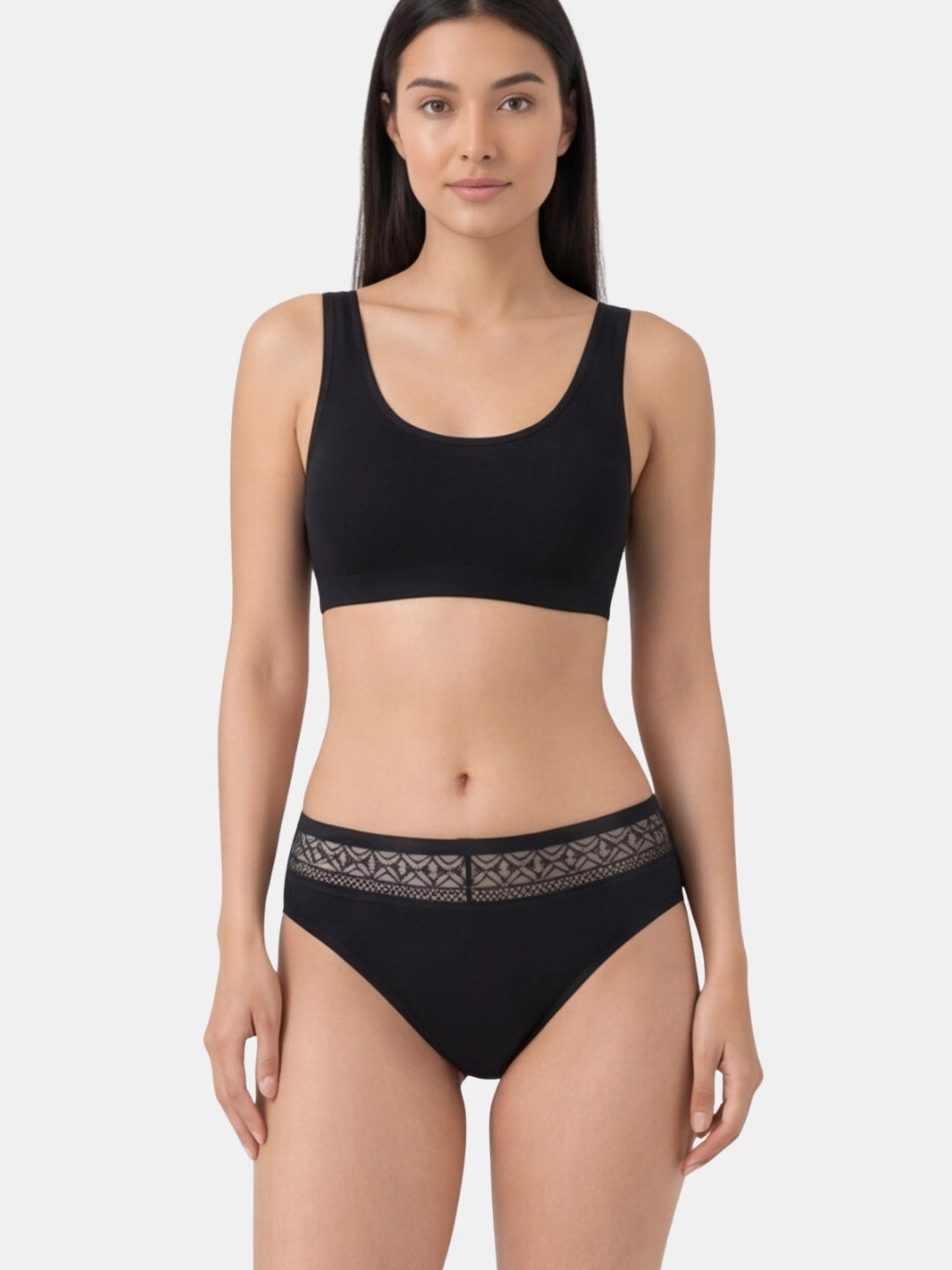 Period pants lace thong style ladies knickers