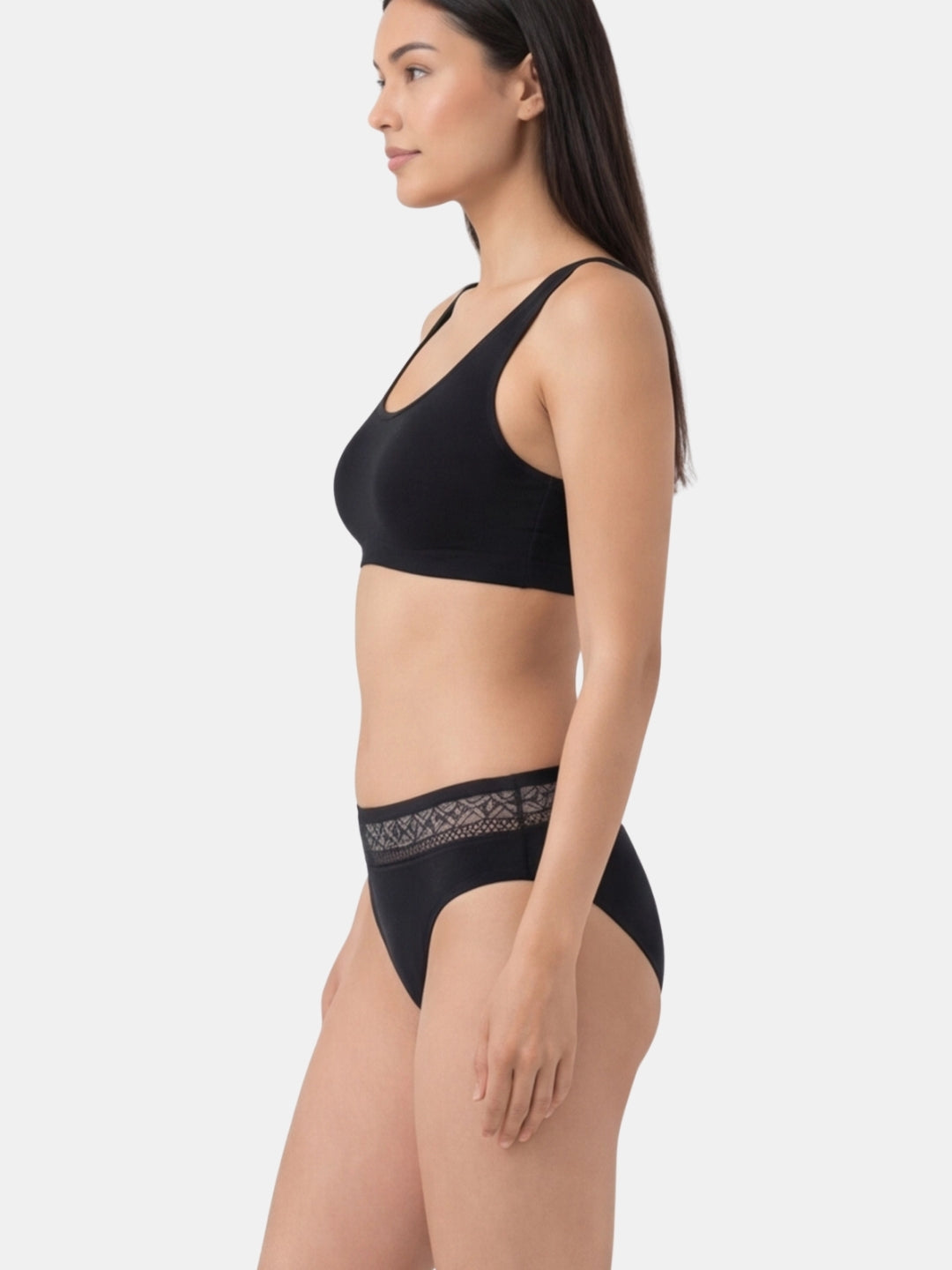 Period pants lace thong style ladies knickers