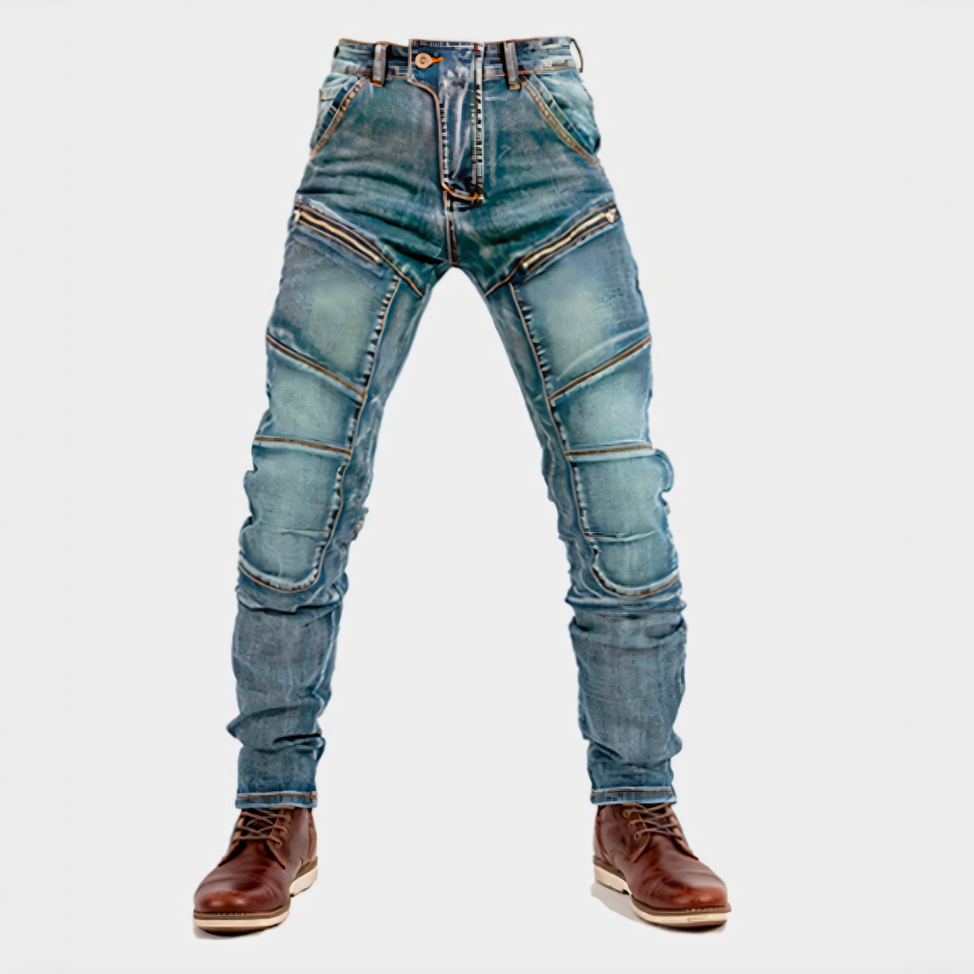 Men's Classic Denim Jeans - front view | SAINT DOR