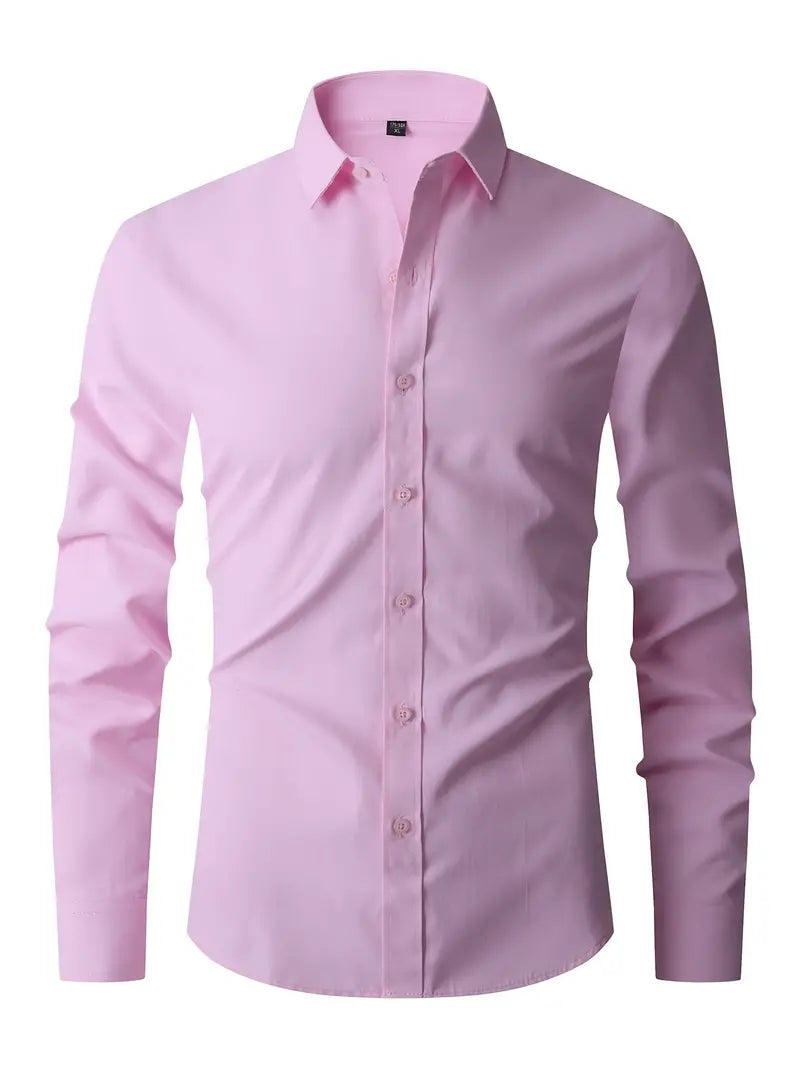 Men's Top - Chic shirt in Lichtblauw