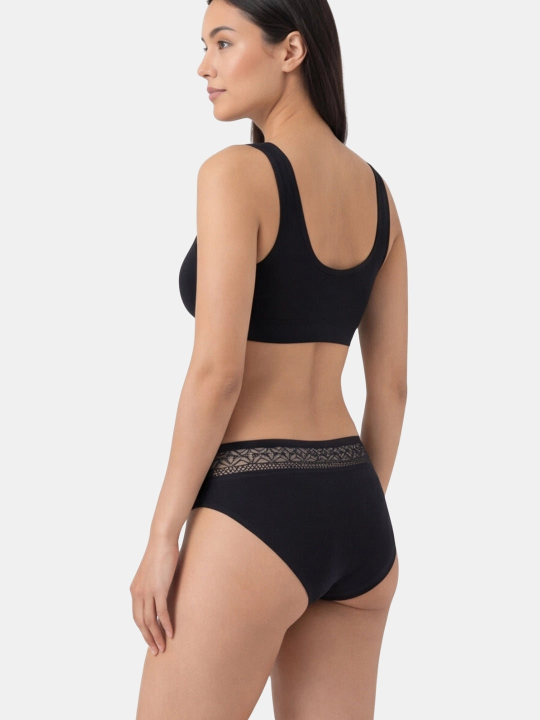 Period pants lace thong style ladies knickers