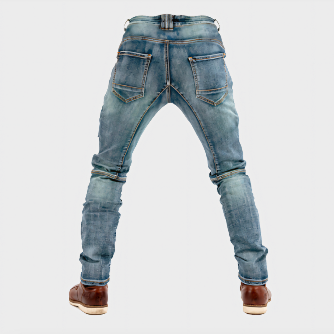 Men's Classic Denim Jeans - detail view | SAINT DOR