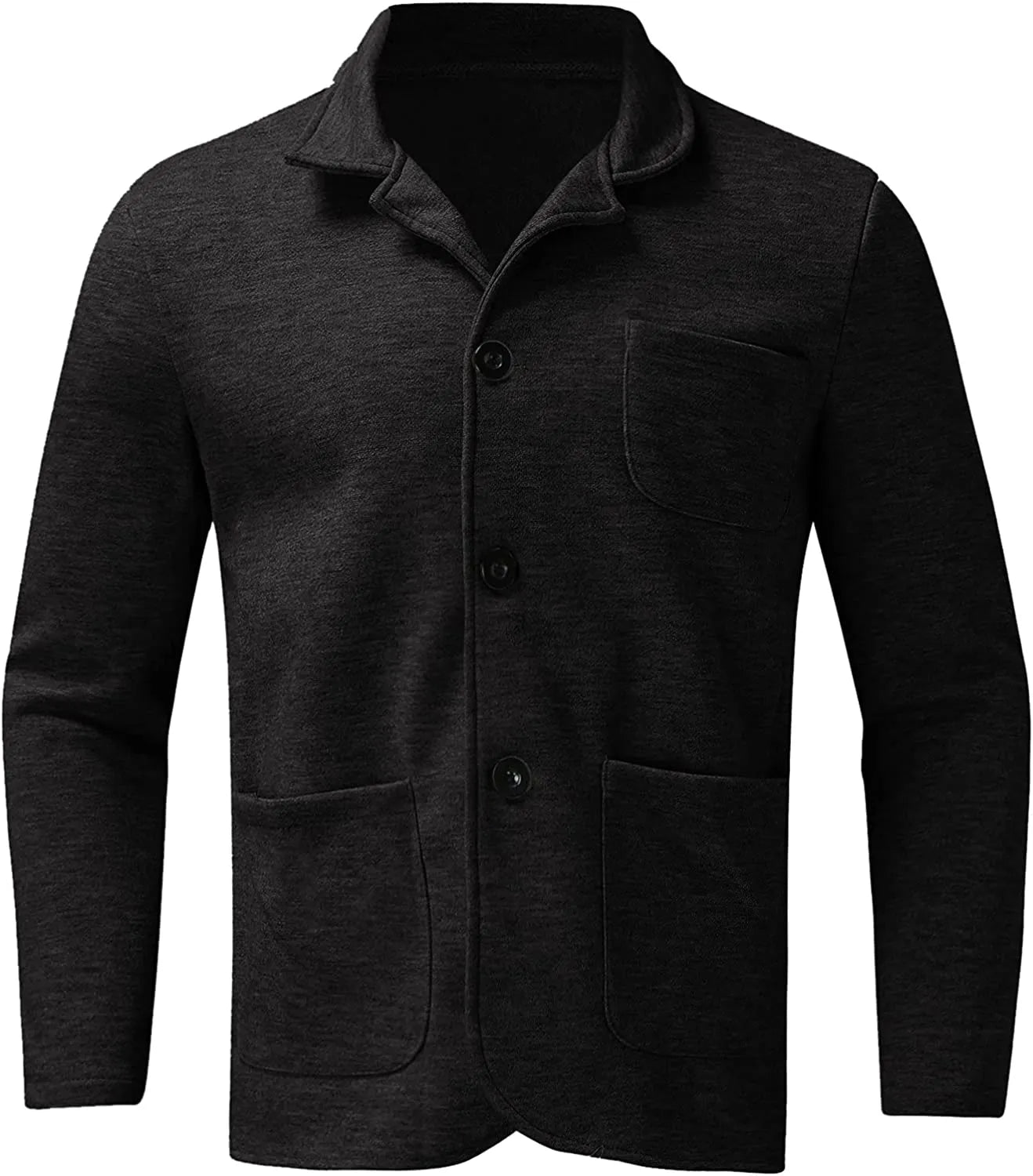 Men's Top - Casual blazer men in Donkergrijs