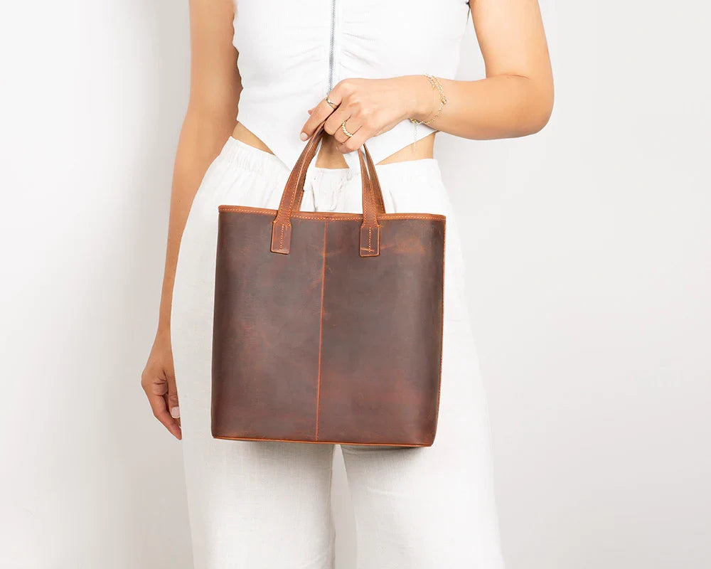 Leather Tote Bag – Full-grain leather – view 16