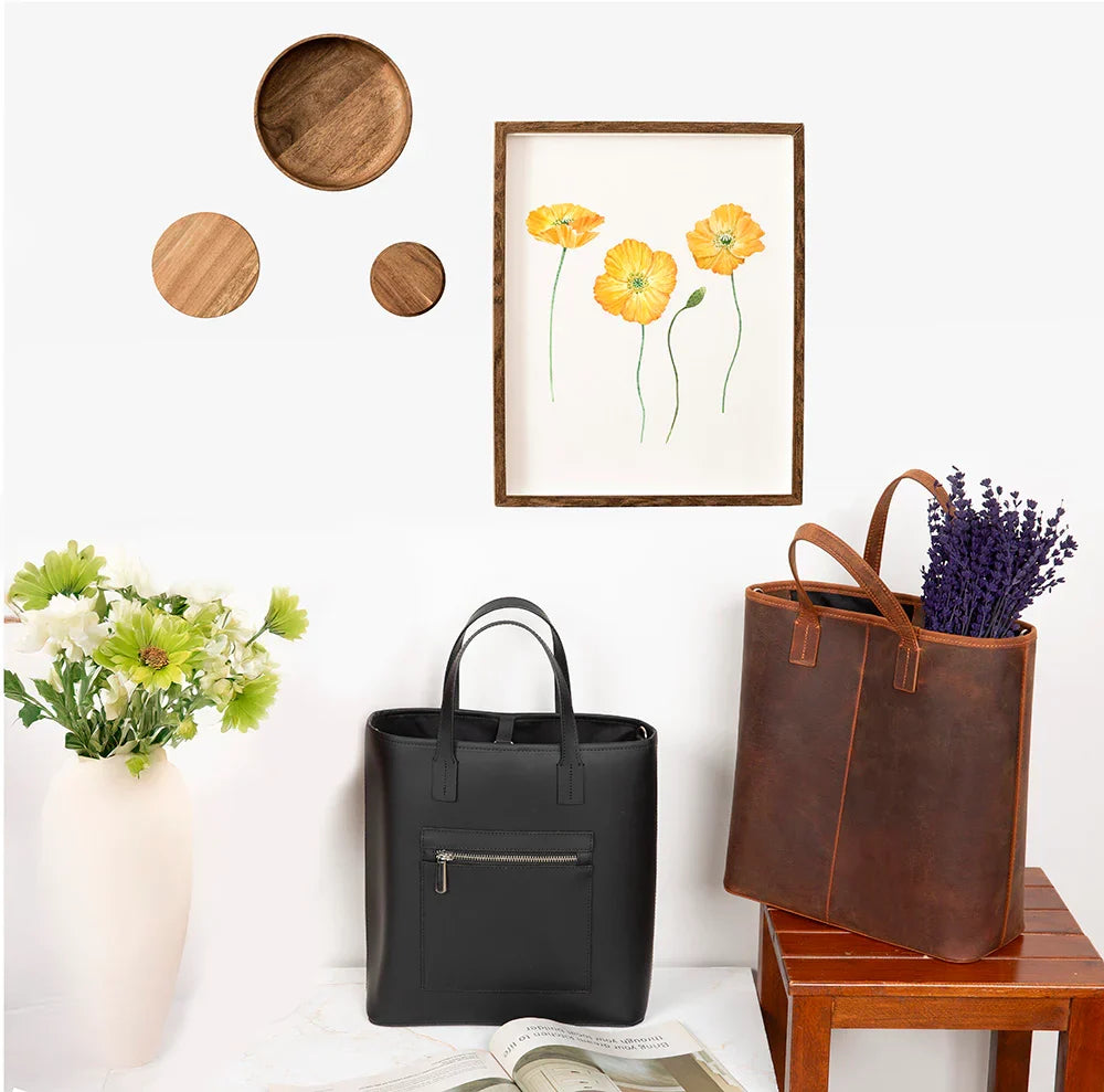 Leather Tote Bag – Full-grain leather – view 7