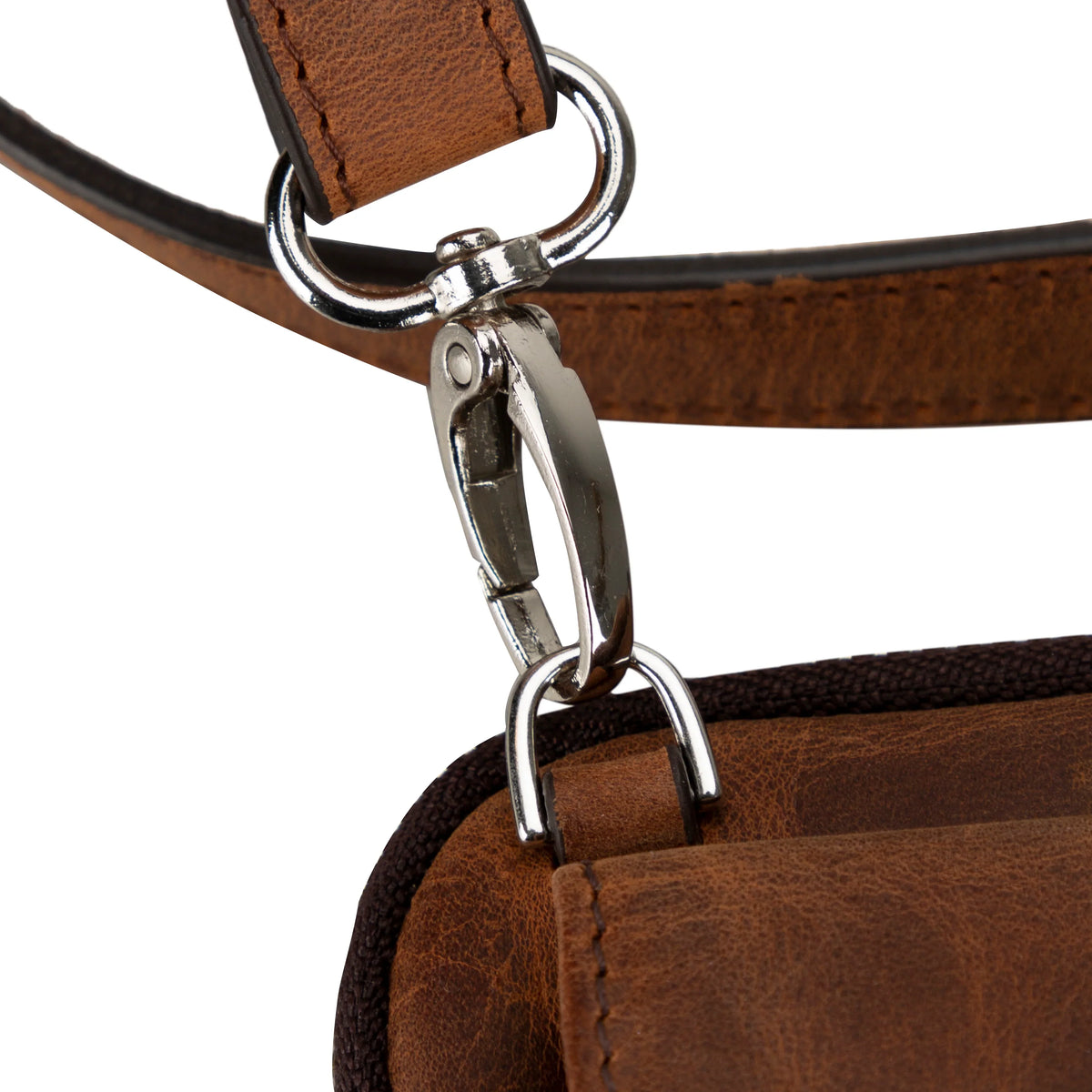 Leather Crossbody Phone Bag – Full-grain leather – view 14