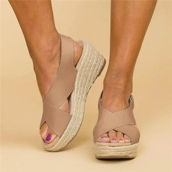 Women's Sandals - Orthopedic Cushioned Sandals in White