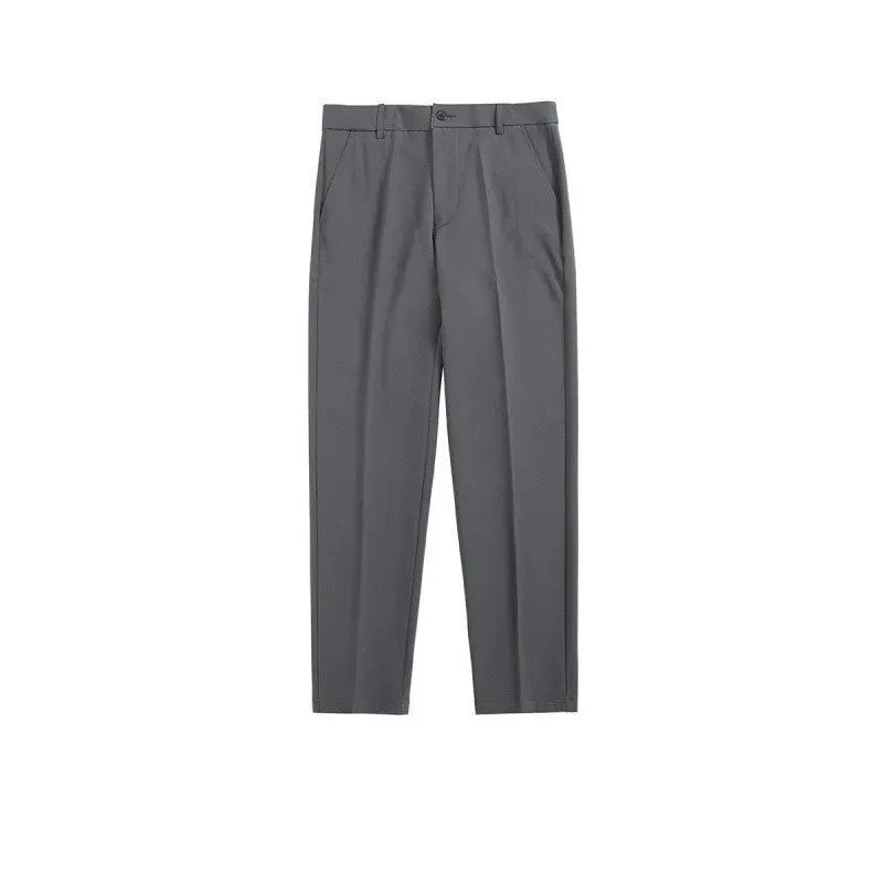 Men's Slim Fit Stretch Trousers - Extended Sizes - product view | SAINT DOR