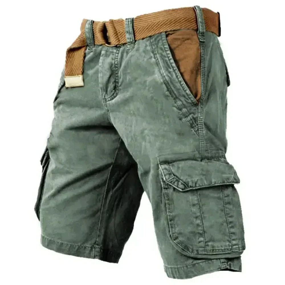 Men's Cargo Shorts – Denim Material – Versatile & Comfortable – Summer - product view