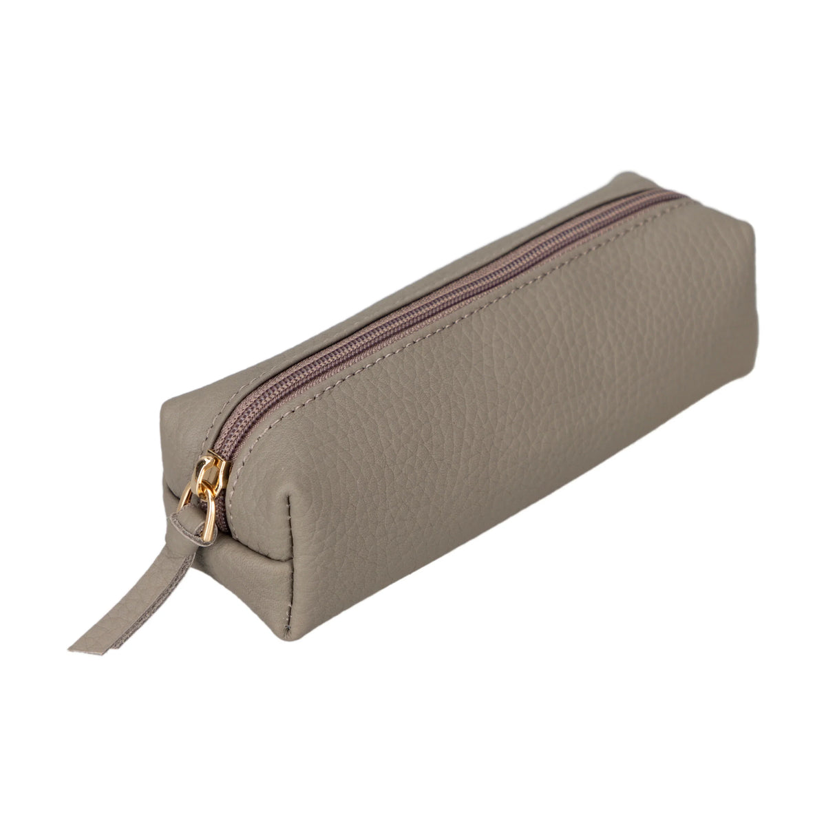 Leather Pencil Case in Chili Brown