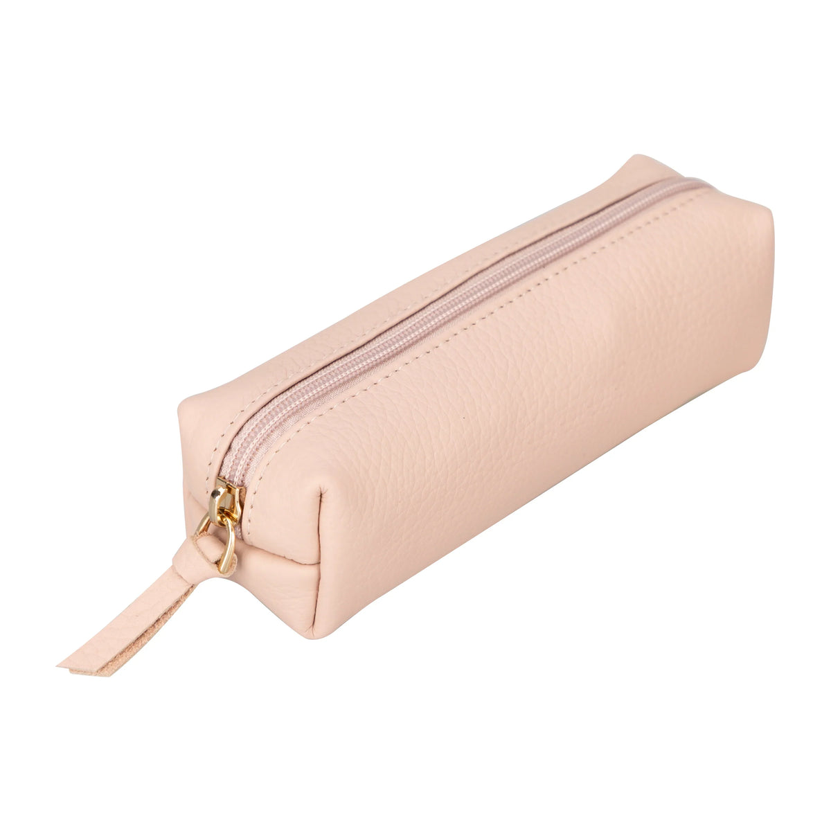 Leather Pencil Case in Abrikozenpitten