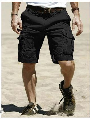 Men's Cargo Shorts – Robust & Breathable – Ample Storage – For Outdoor - side view