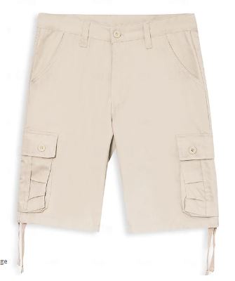 Men's Cargo Shorts – Robust & Breathable – Ample Storage – For Outdoor - back view