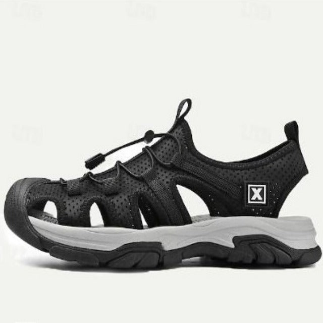 Men's lace-up walking sandals - SAINT DOR - view 3