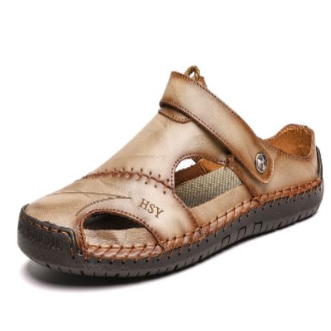 Leather Two-Way Strap Sandals — view 12