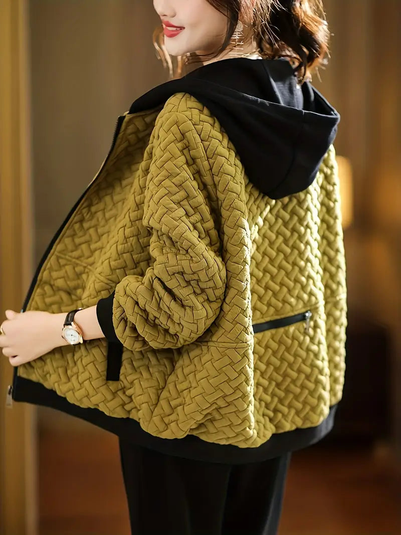 Women's Padded Jacket in Gold