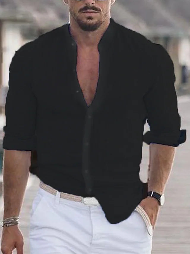 Men's linen summer shirt - SAINT DOR - view 6
