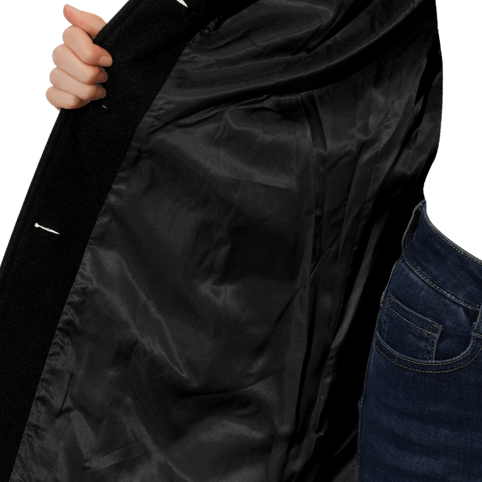 Women's A-Line Coat - a-line cut with waist panel seams