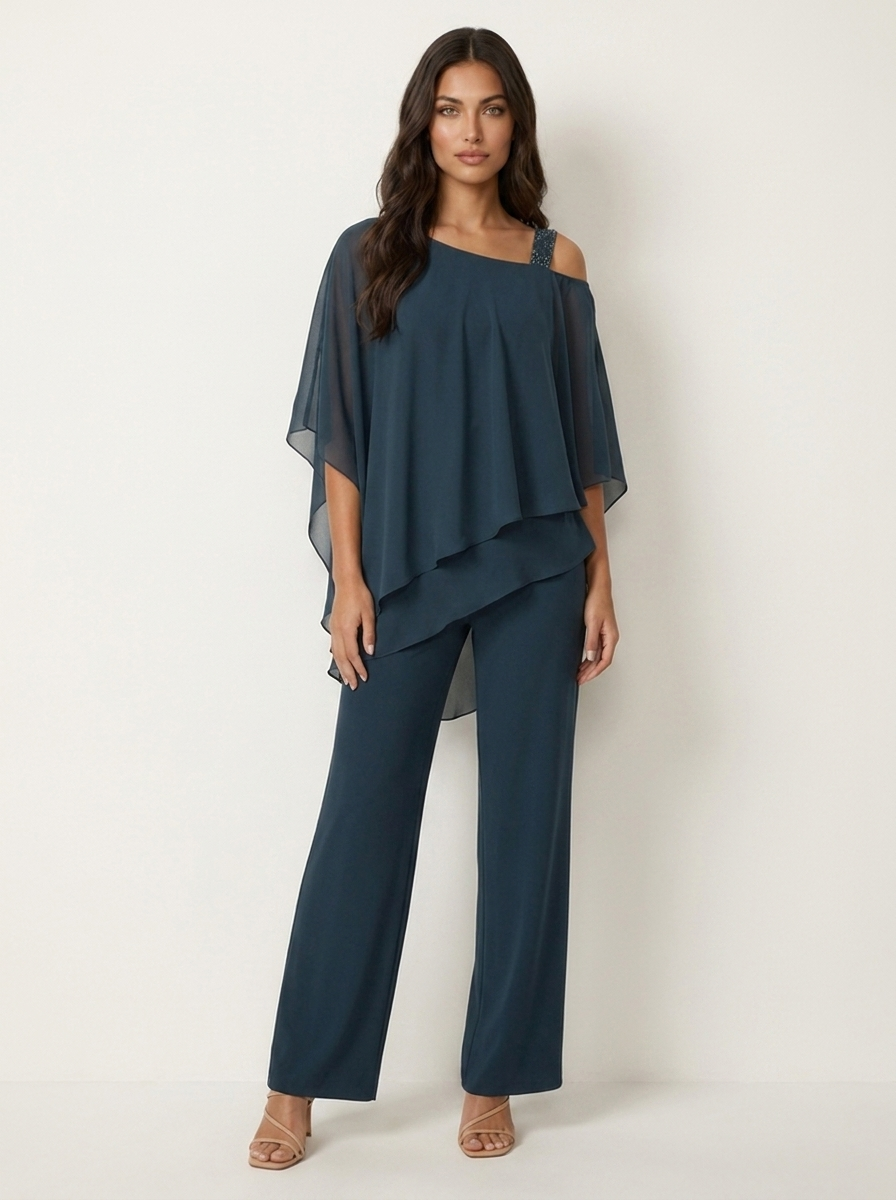 Women's Two-Piece Set in Teal