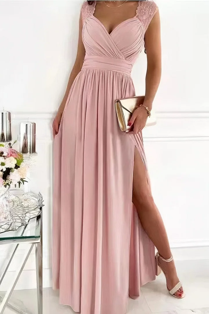 Women's Maxi Dress in Blush