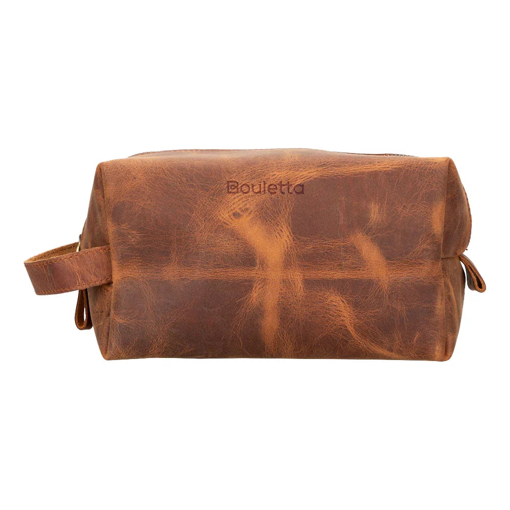 Leather Wash Bag – Full-grain leather – view 3