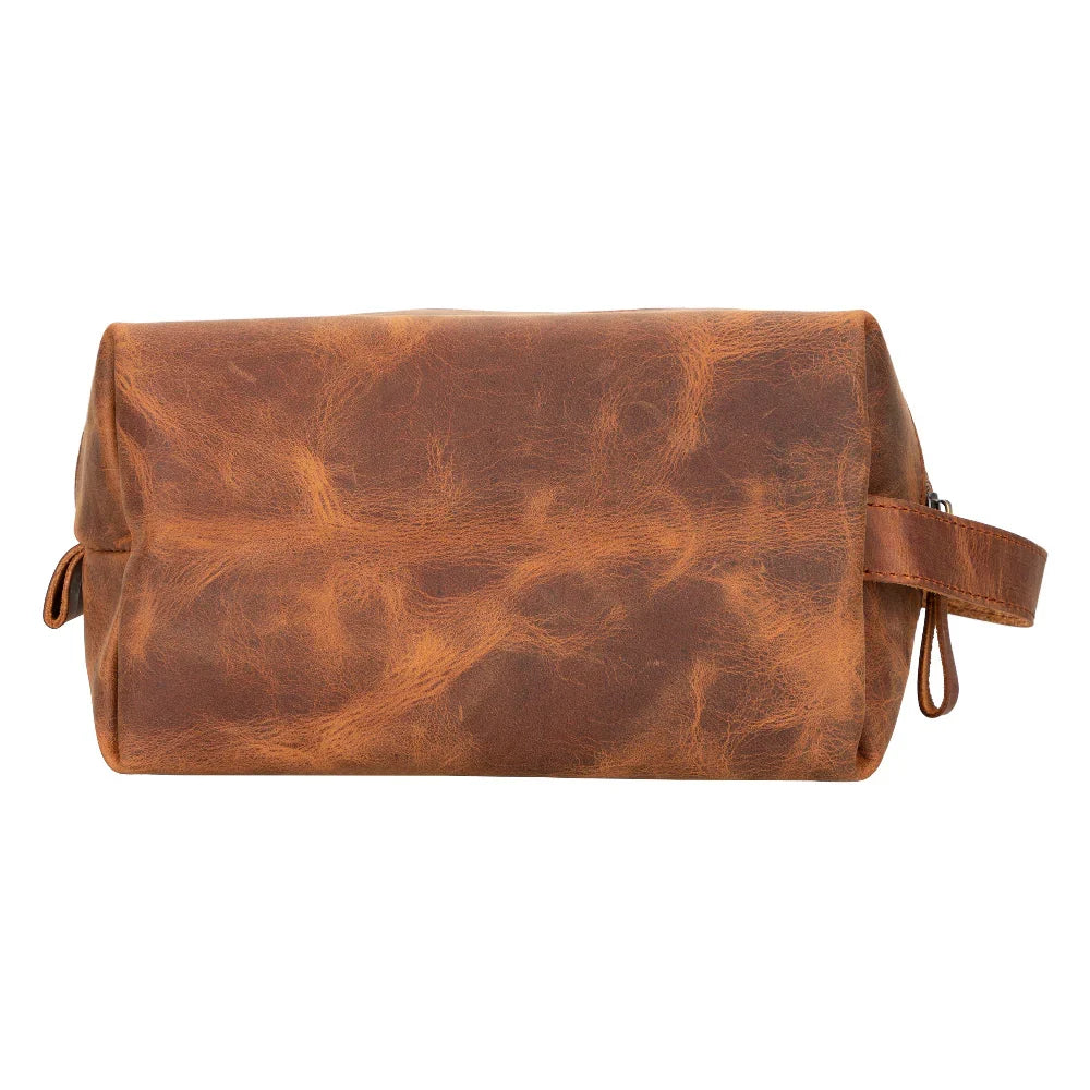 Leather Wash Bag – Full-grain leather – view 4