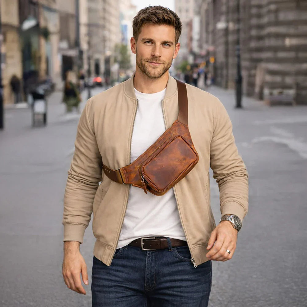 Leather Crossbody Bag – Full-grain leather – view 16