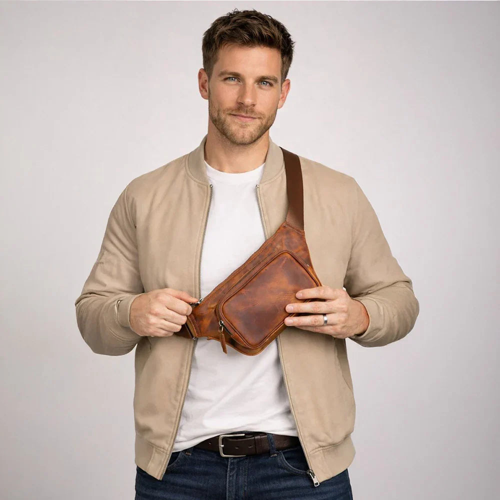 Leather Crossbody Bag – Full-grain leather – view 23