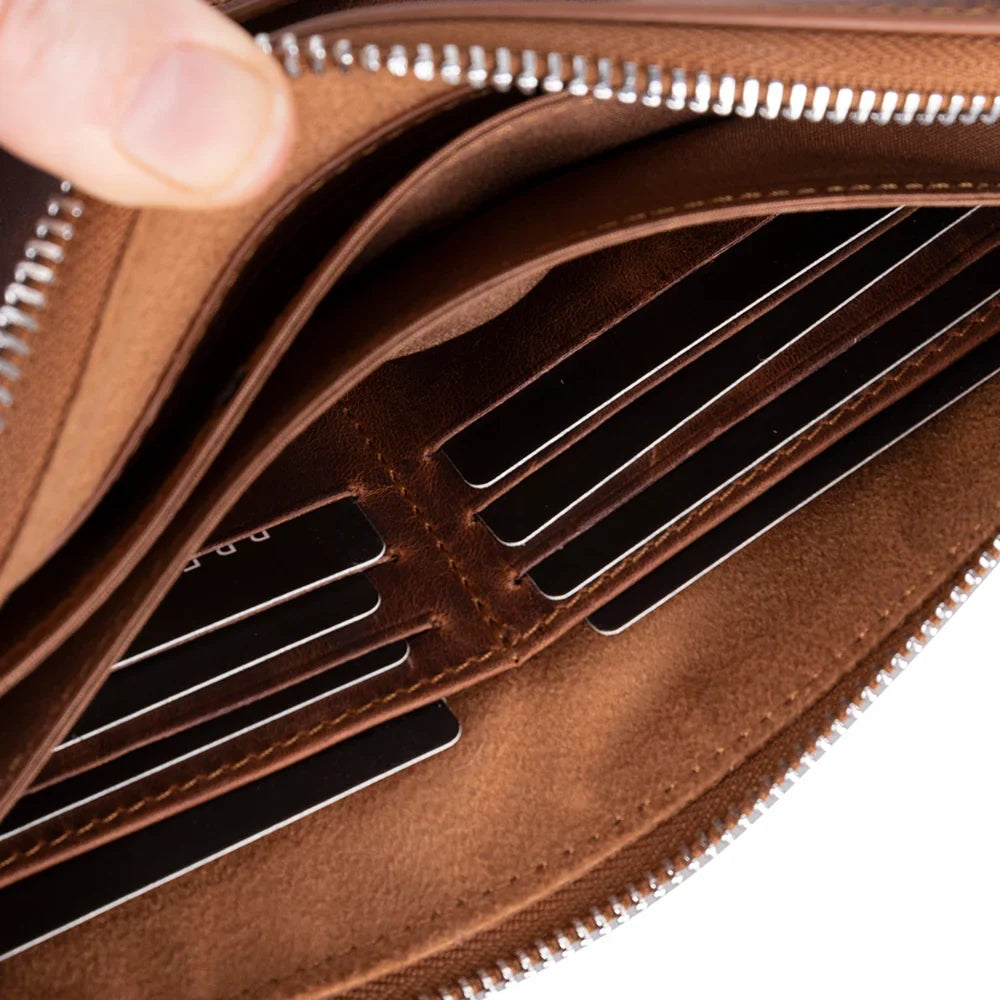 Men's Leather Clutch – Full-grain leather – view 26