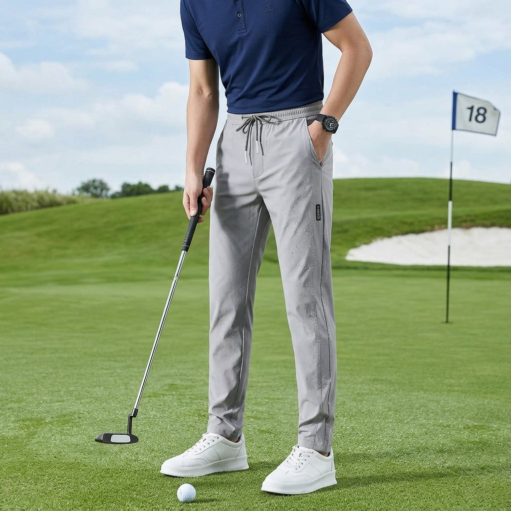 Men's Waterproof Stretch Golf Trousers