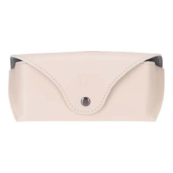 Leather Glasses Case in Cornsilk