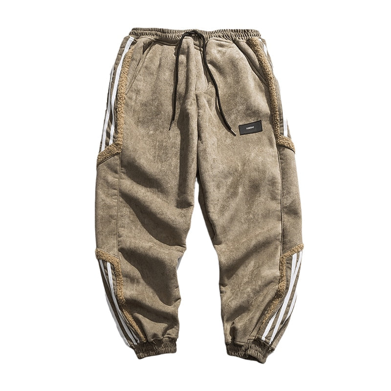 Men's Fleece-Lined Joggers - product view | SAINT DOR