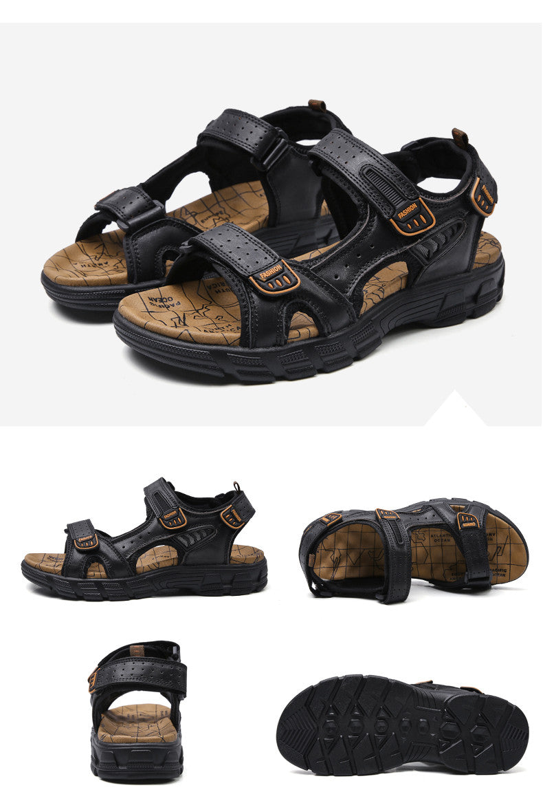 Men's hiking sandals with adjustable straps - SAINT DOR - view 1