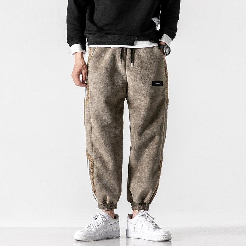 Men's Fleece-Lined Joggers - front view | SAINT DOR