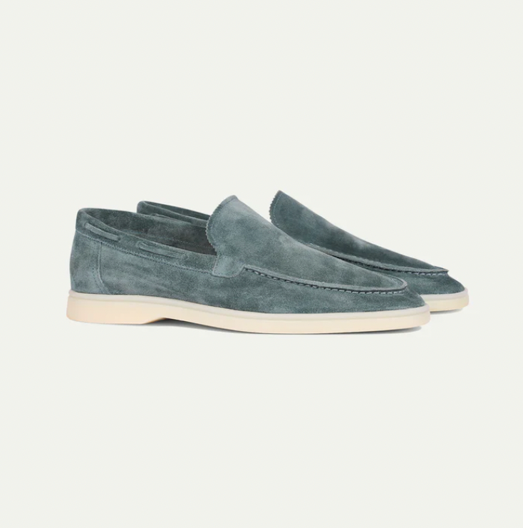 Men's suede slip-on loafers - SAINT DOR - view 7