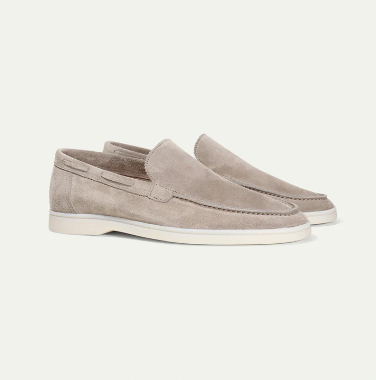 Men's suede slip-on loafers - SAINT DOR - view 6