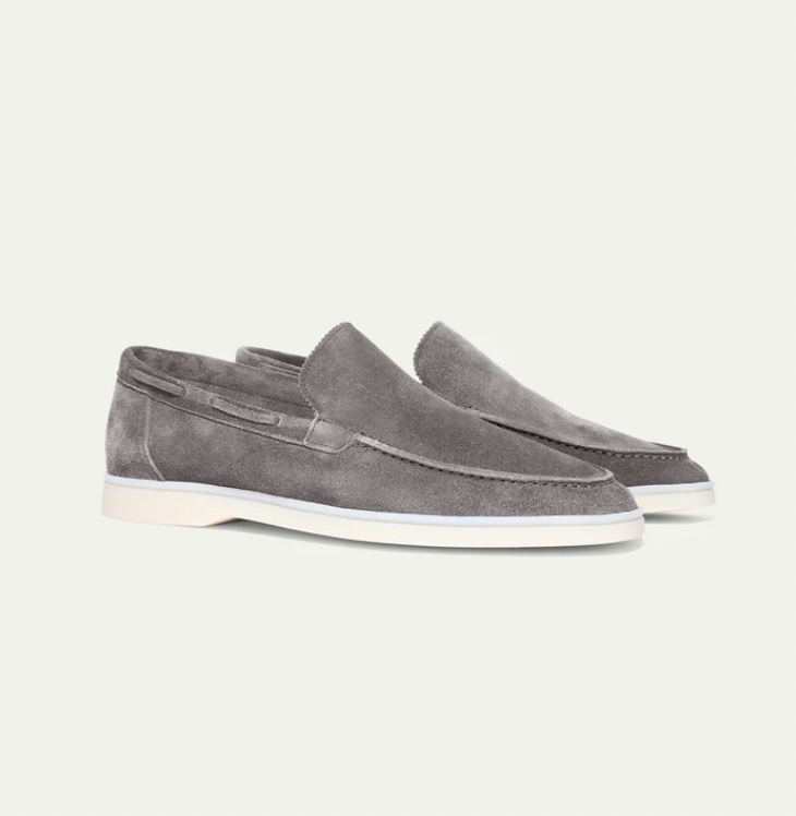 Men's suede slip-on loafers - SAINT DOR - view 5