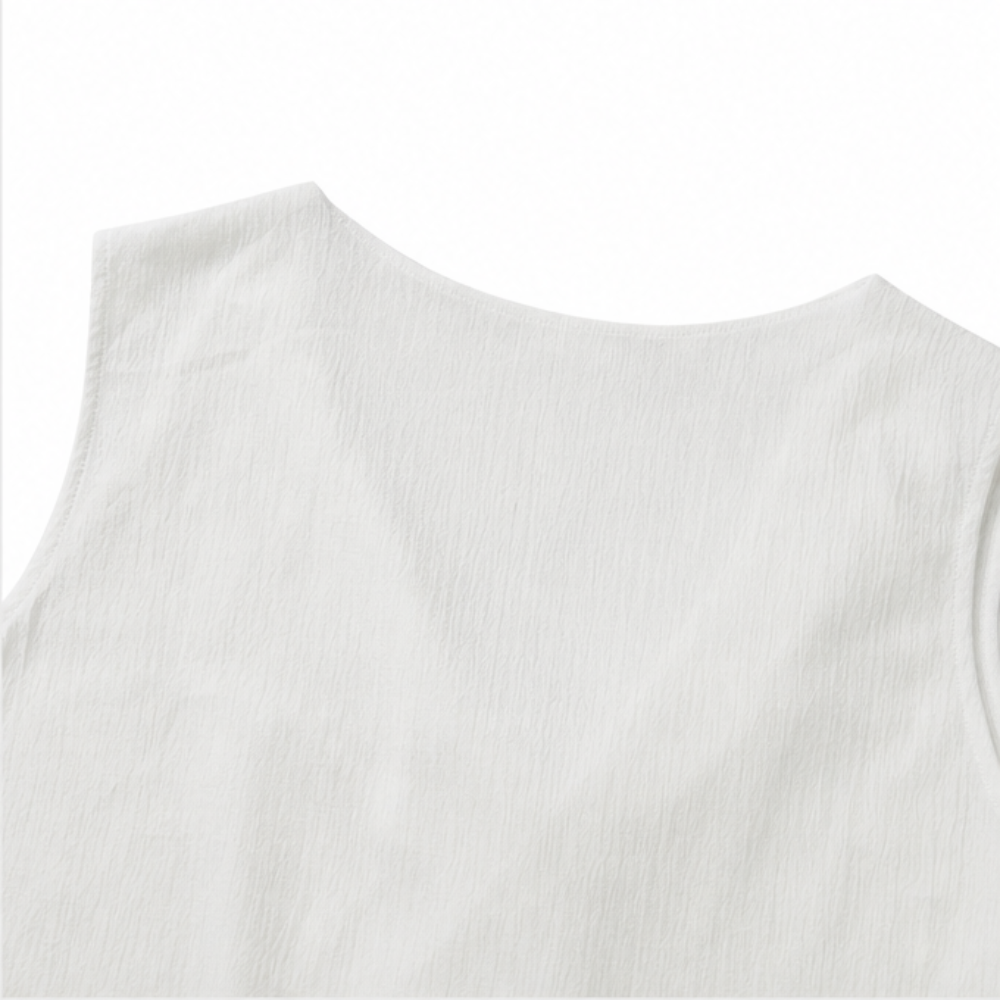 Women's cowl neck mini dress - detail