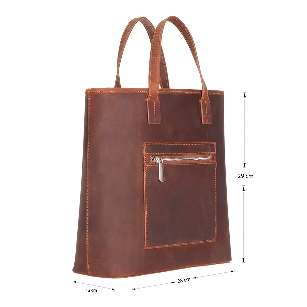 Leather Tote Bag – Full-grain leather – view 23