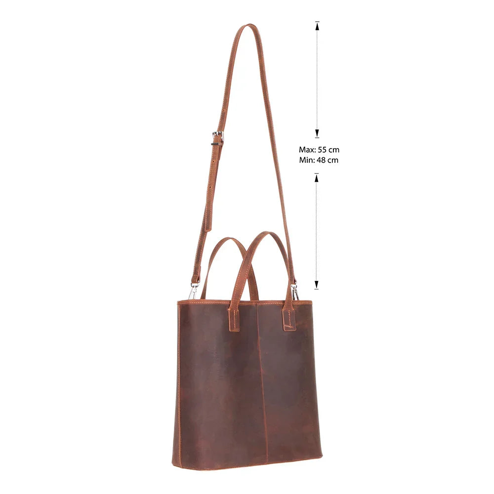Leather Tote Bag – Full-grain leather – view 25