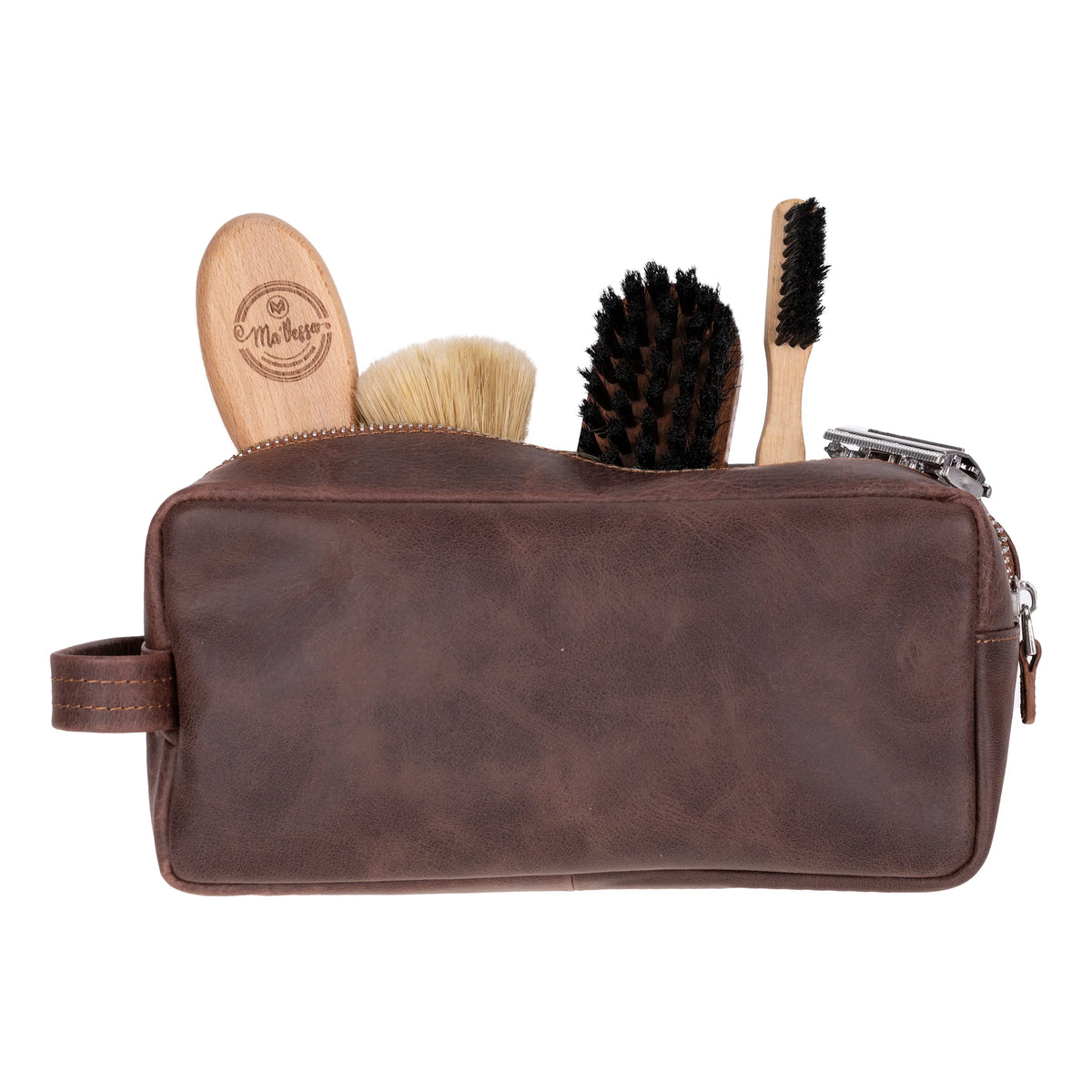 Leather Wash Bag – Full-grain leather – view 24