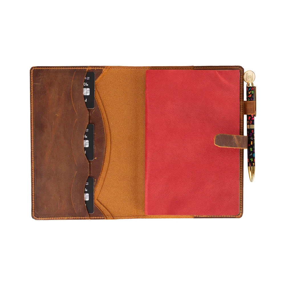 Leather Journal Cover – Genuine leather – view 11